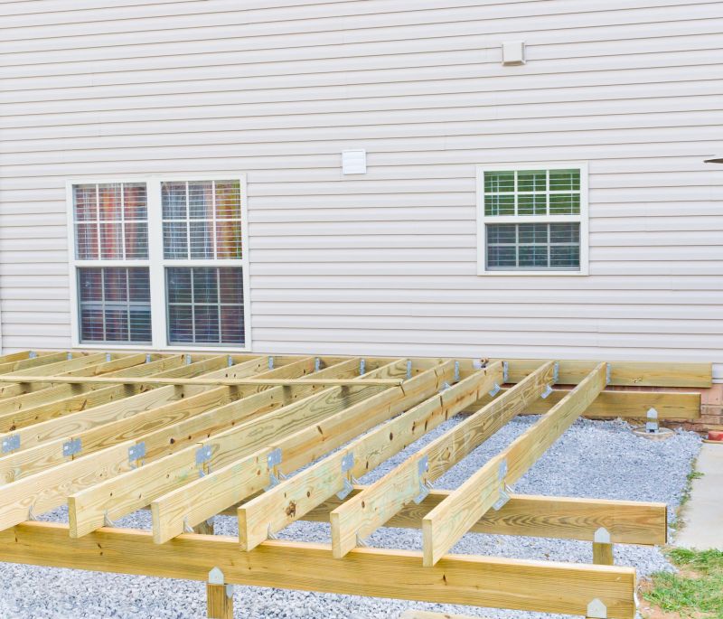Ground Level Deck Construction in Fairfield County, CT